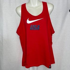 Nike Red USA Racerback Tank XL